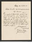 Nachlass Franz Steindachner, Brief von Gustav Geber an Franz Steindachner (30.07.1911), Inv.Nr. 152.01, Seite 1